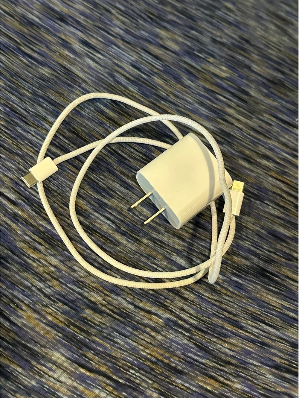 Apple 20W USB-C Power Adapter with USB-C to Lightning Braided Cable